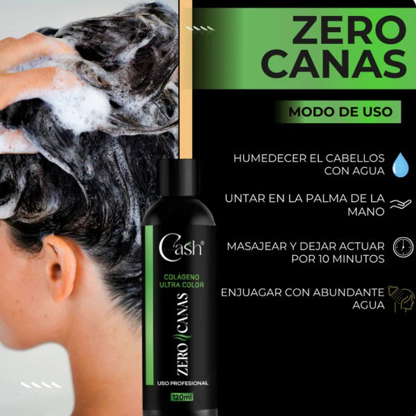 ZERO CANAS + TRATAMIENTO COLAGENO - Resultados desde el primer uso 💯✔️