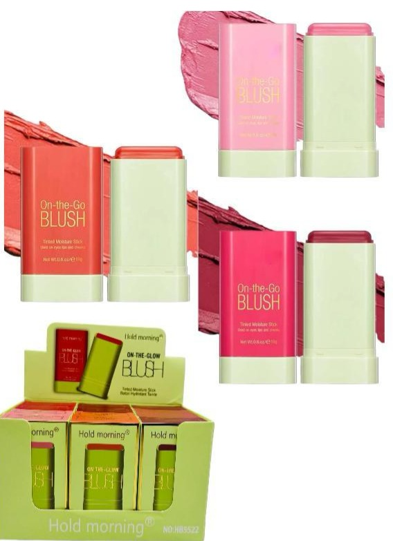 💖 Nuevo Blush en Stick On-the-Go - Rubor 3 EN 1💖🍑🌸