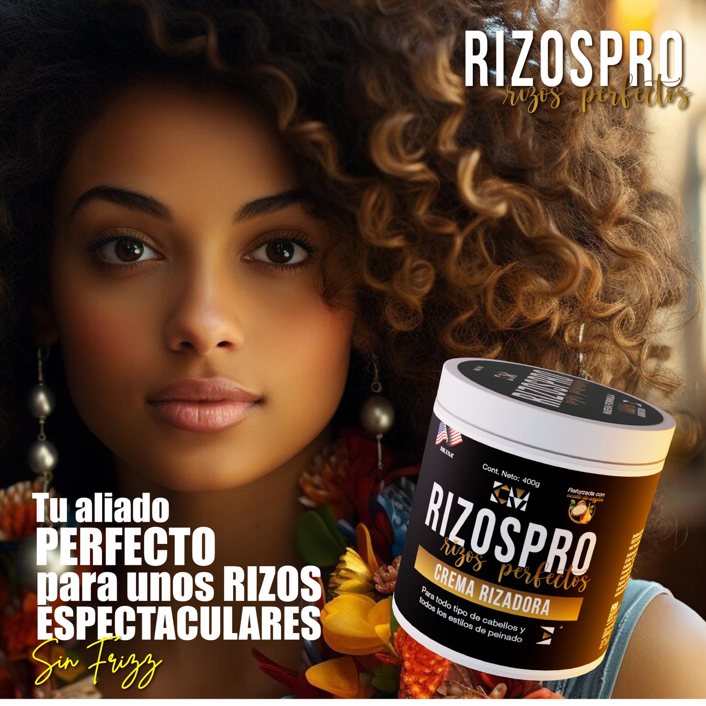 Rizos Pro™-500ml- (LA ORIGINAL) By Dr. USA Tratamiento De Crema Rizadora 100% Efectivo