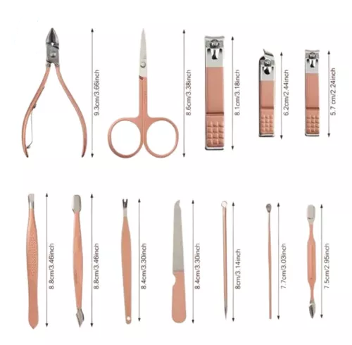 💅 Kit de Manicura y Pedicura 15 en 1 – Cuidado Completo para Manos y Pies