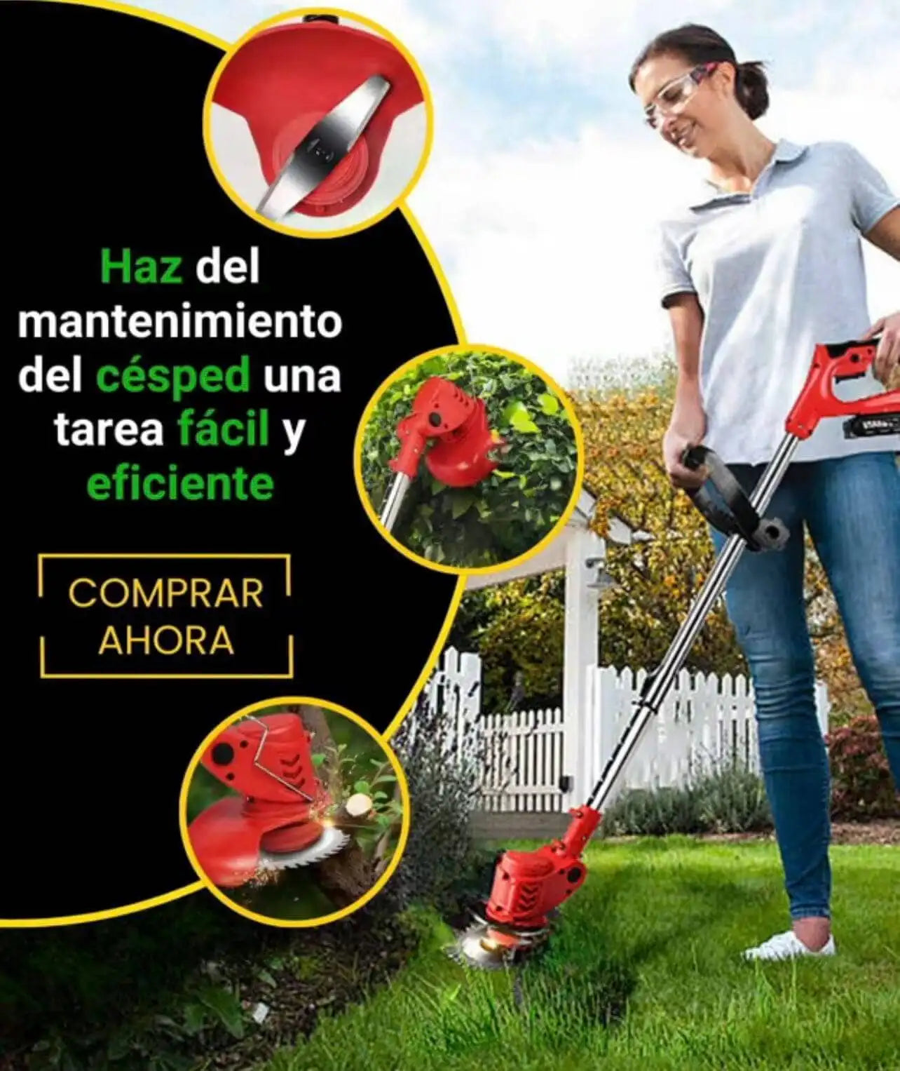 Kit Guadaña Turbo Max™ – Con Batería Extra 48V🔋 + Regalos Exclusivos 🎁