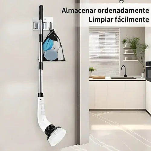 🔌🌊 CEPILLO DE LIMPIEZA ELÉTRICO 7 EN 1 🌟 🏠💪