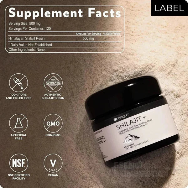 Shilajit 100% Resina Pura🗻 - El Secreto Milenario para una Energía y Bienestar Inigualable💪