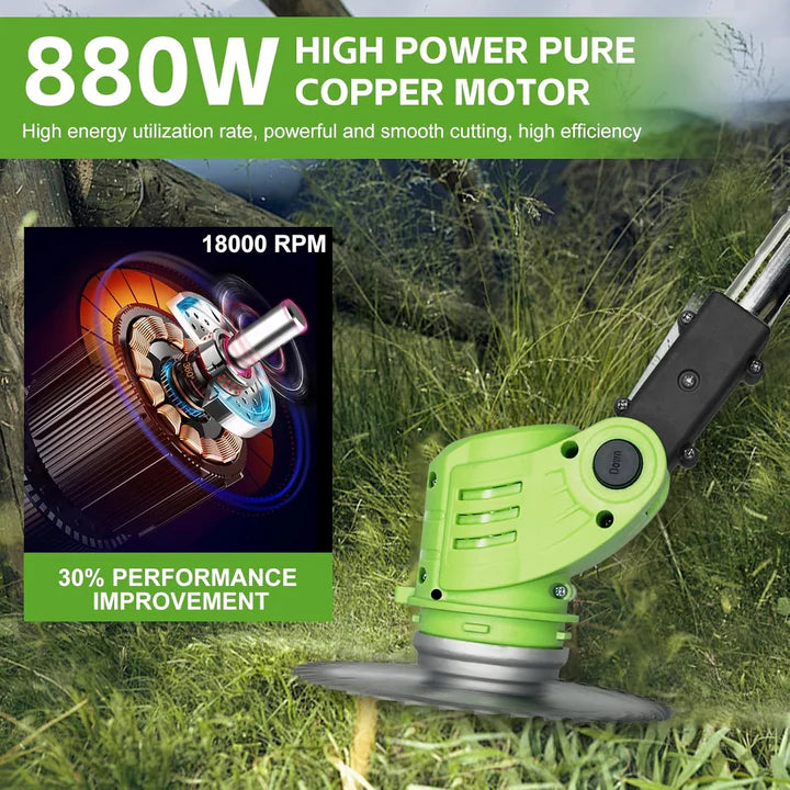 Guadaña Turbo Max™ – Con Batería Extra 🔋 + Regalos Exclusivos 🎁