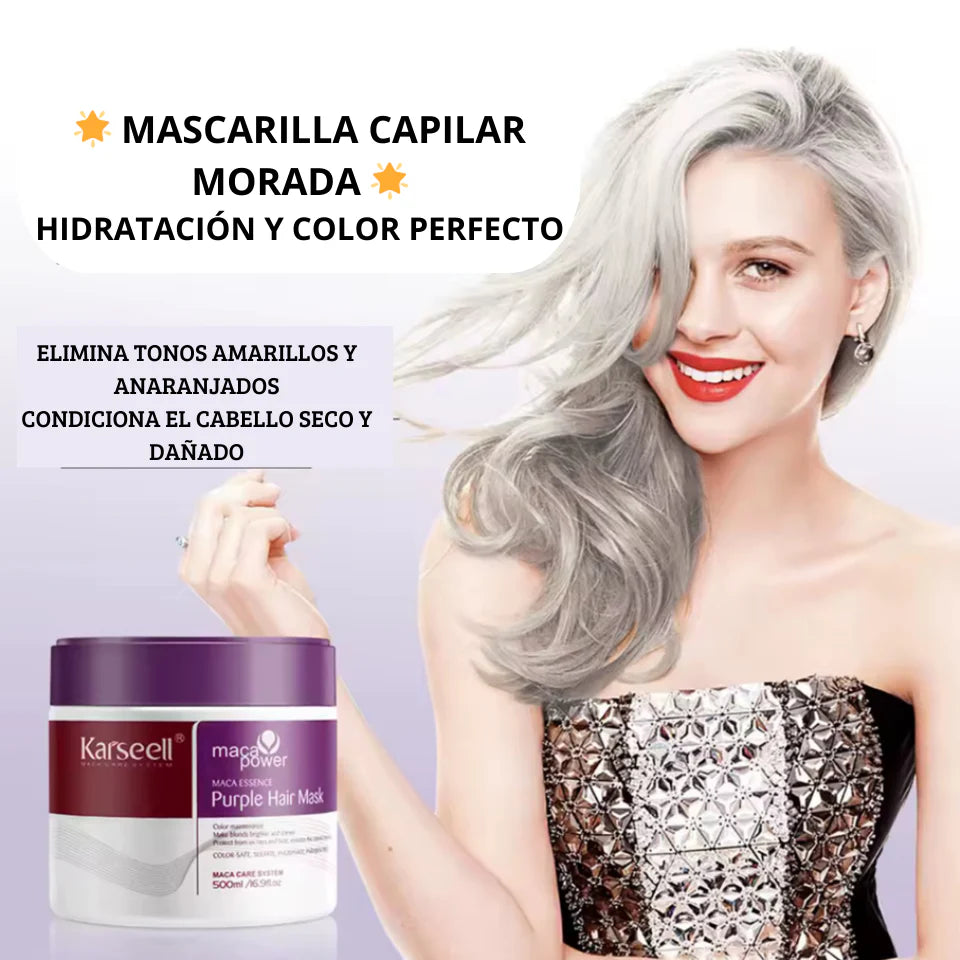 💜 Mascarilla Purple Karseell® 500 ml 💜