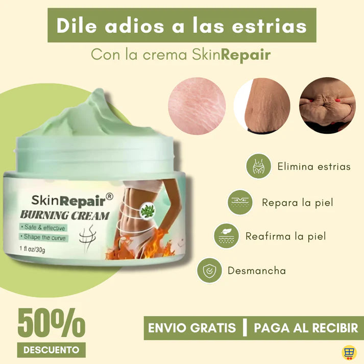 🔥2X1 Nueva Formula Mejorada Antiestrías Skinrepair® - Compra 1 y llévate 2🔥