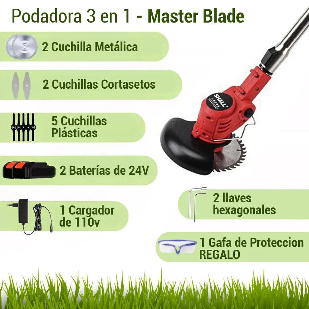 Kit Guadaña Turbo Max™ – Con Batería Extra 48V🔋 + Regalos Exclusivos 🎁