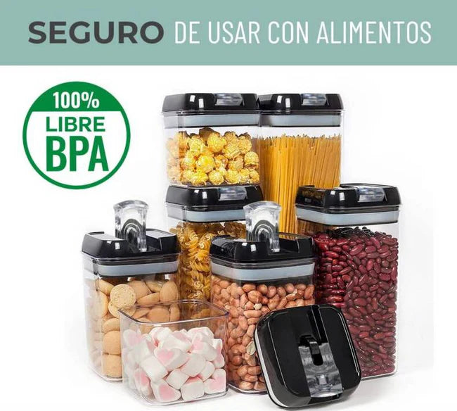 👨🏼🍳 Contenedores para alimentos x7 🫙✨