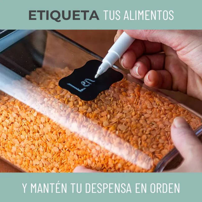 👨🏼🍳 Contenedores para alimentos x7 🫙✨