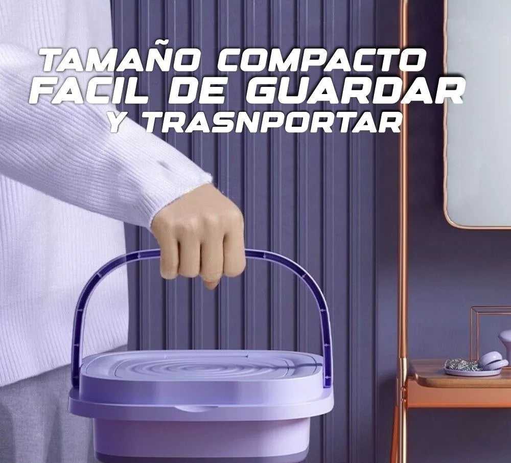 🧺🌀Mini Lavadora Portatil con Secado 8L 🧼👕