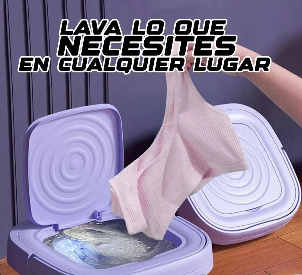 🧺🌀Mini Lavadora Portatil con Secado 8L 🧼👕