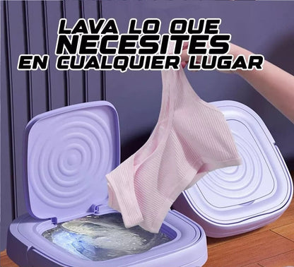 🧺🌀Mini Lavadora Portatil con Secado 8L 🧼👕