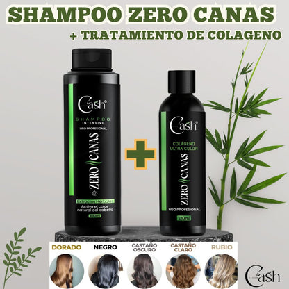 ZERO CANAS + TRATAMIENTO COLAGENO - Resultados desde el primer uso 💯✔️