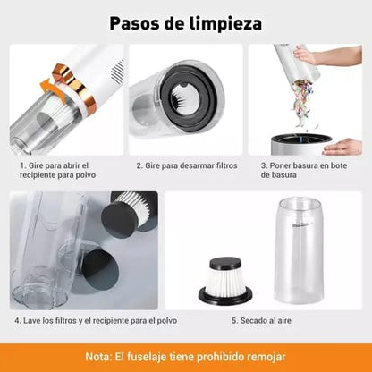 🚗🏠✨Aspirador 4 en 1 Súper poderoso💪🌪️ inalámbrico🔋