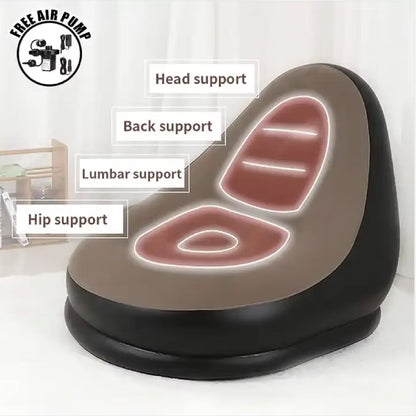 Sillon Inflable Con Reposa Pies👣☁️