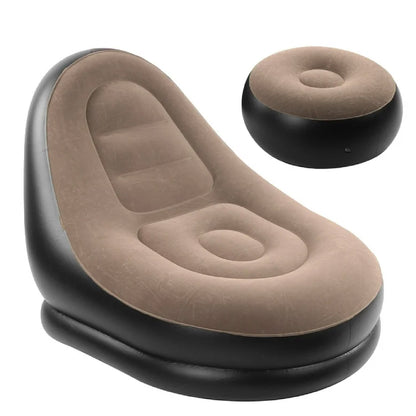 Sillon Inflable Con Reposa Pies👣☁️