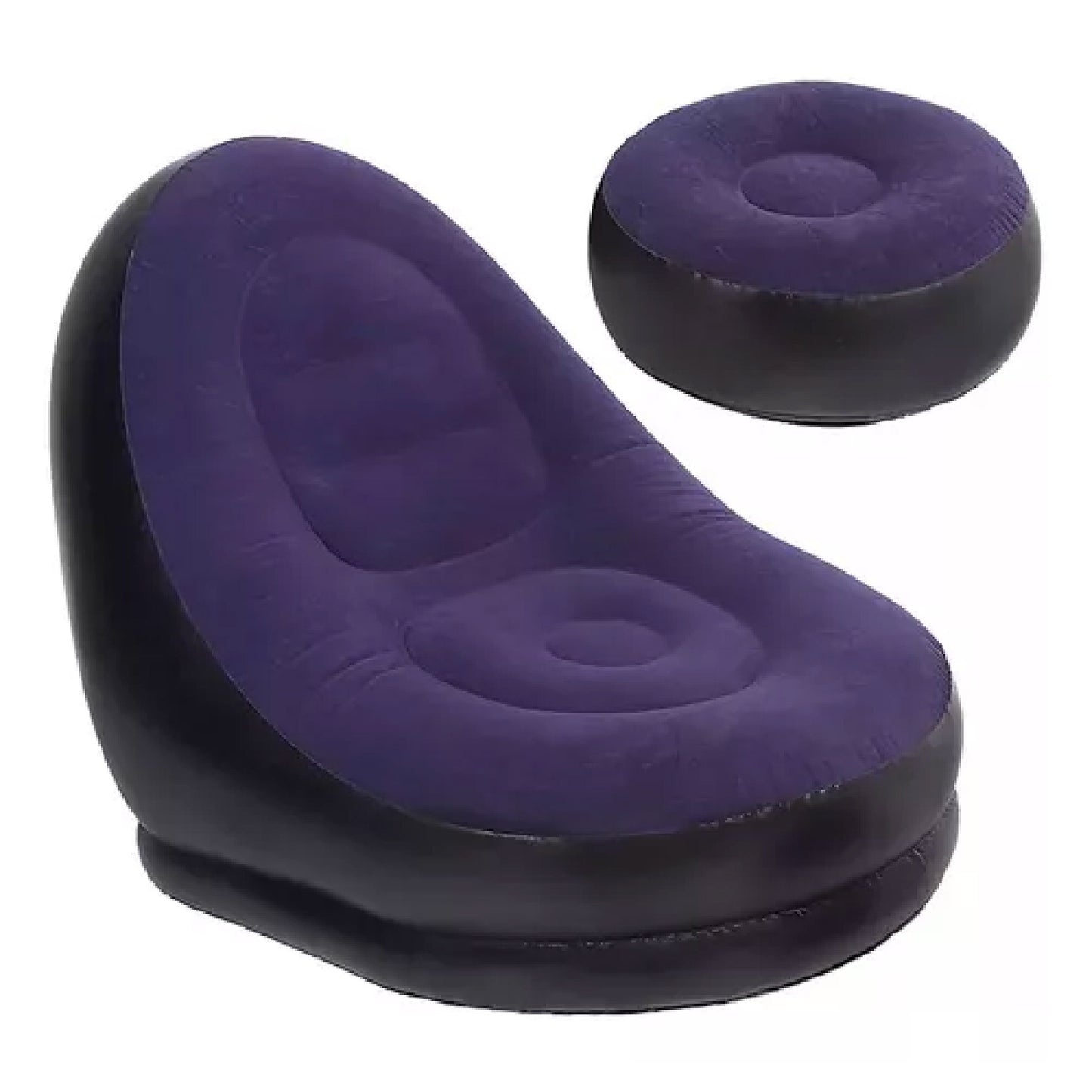 Sillon Inflable Con Reposa Pies👣☁️