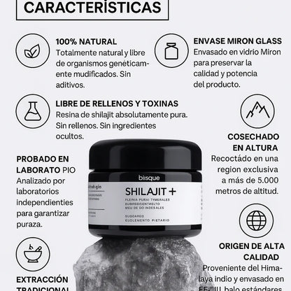 Shilajit 100% Resina Pura🗻 - El Secreto Milenario para una Energía y Bienestar Inigualable💪