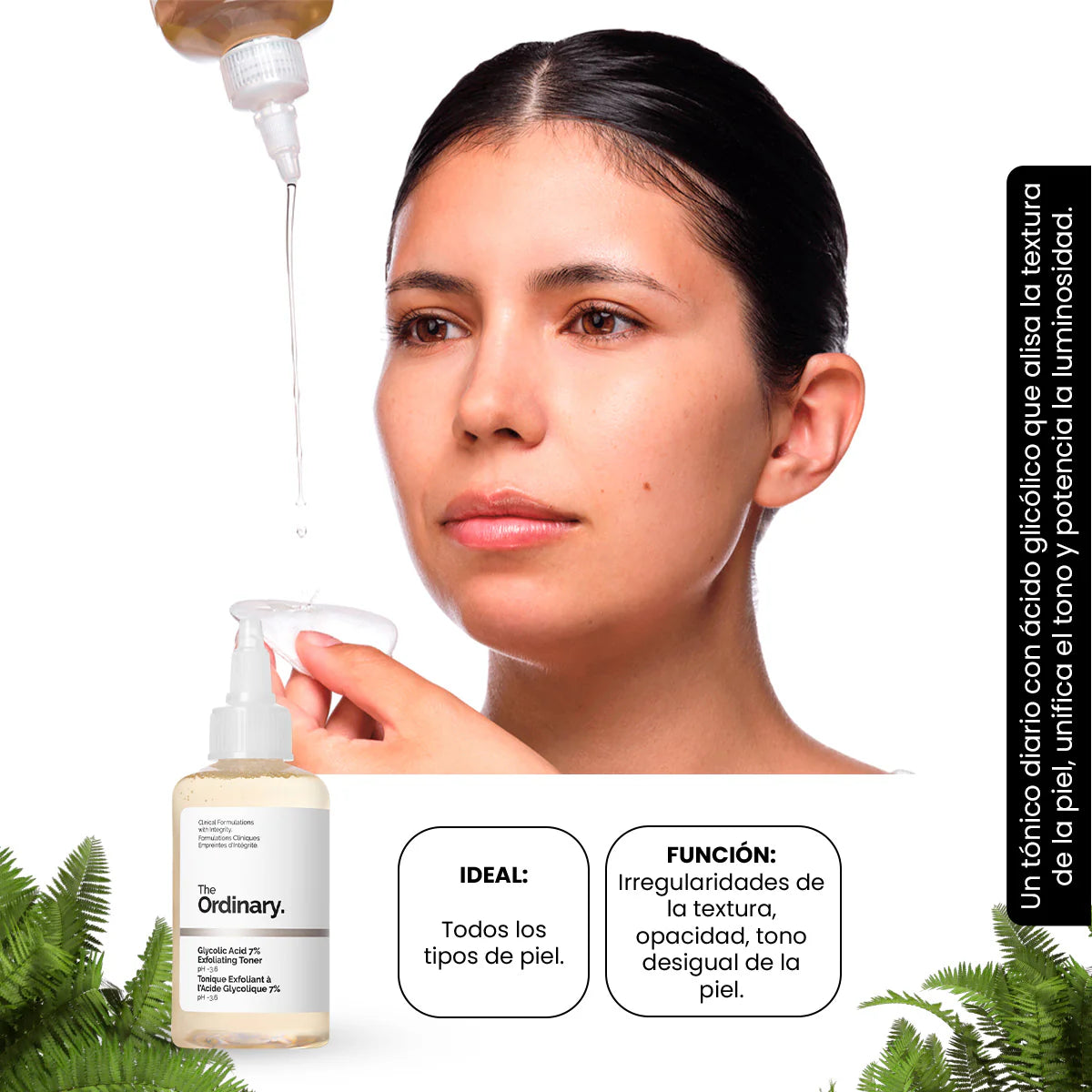 🧴The Ordinary ACIDO GLICOLICO® 240ML 🧪 DESPIGMENTANTE🌘