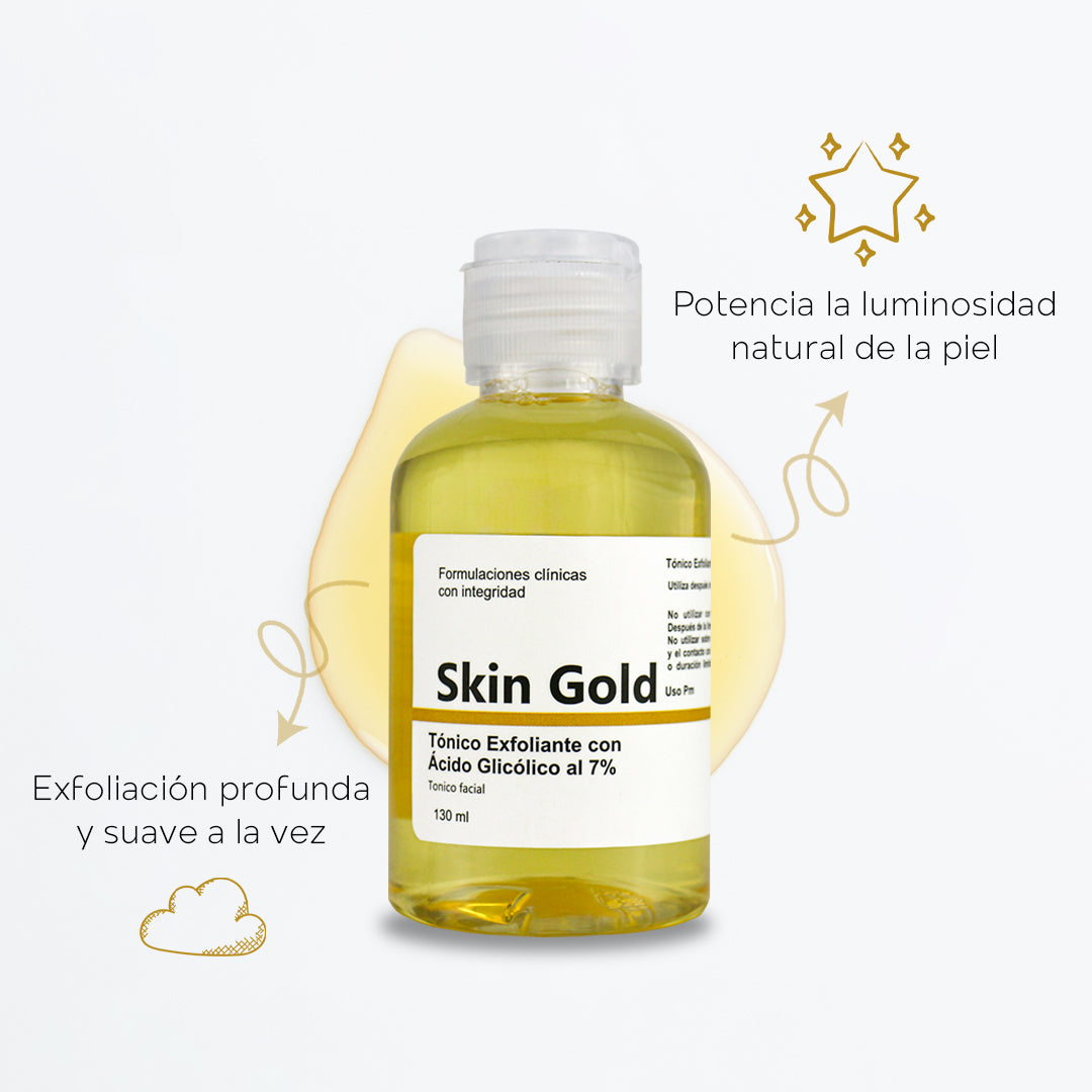 🧴SKIN GOLD ACIDO GLICOLICO 130ML🌈✨