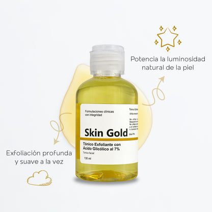 🧴SKIN GOLD ACIDO GLICOLICO 130ML🌈✨