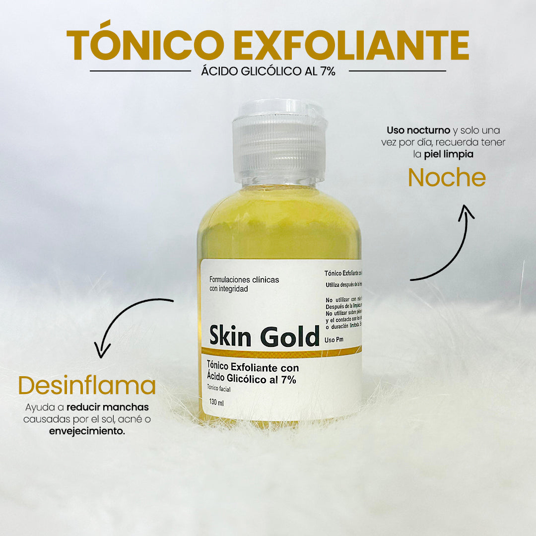 🧴SKIN GOLD ACIDO GLICOLICO 130ML🌈✨