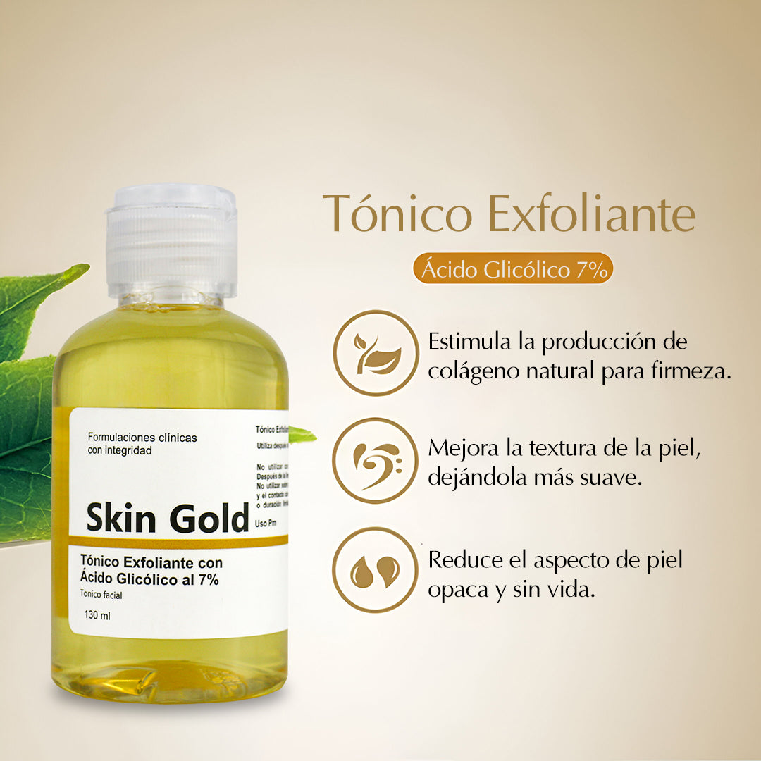 🧴SKIN GOLD ACIDO GLICOLICO 130ML🌈✨