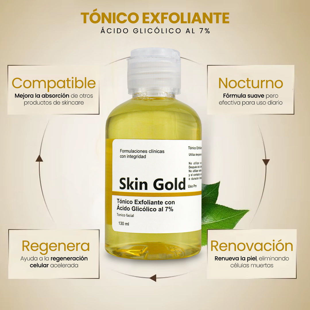 🧴SKIN GOLD ACIDO GLICOLICO 130ML🌈✨
