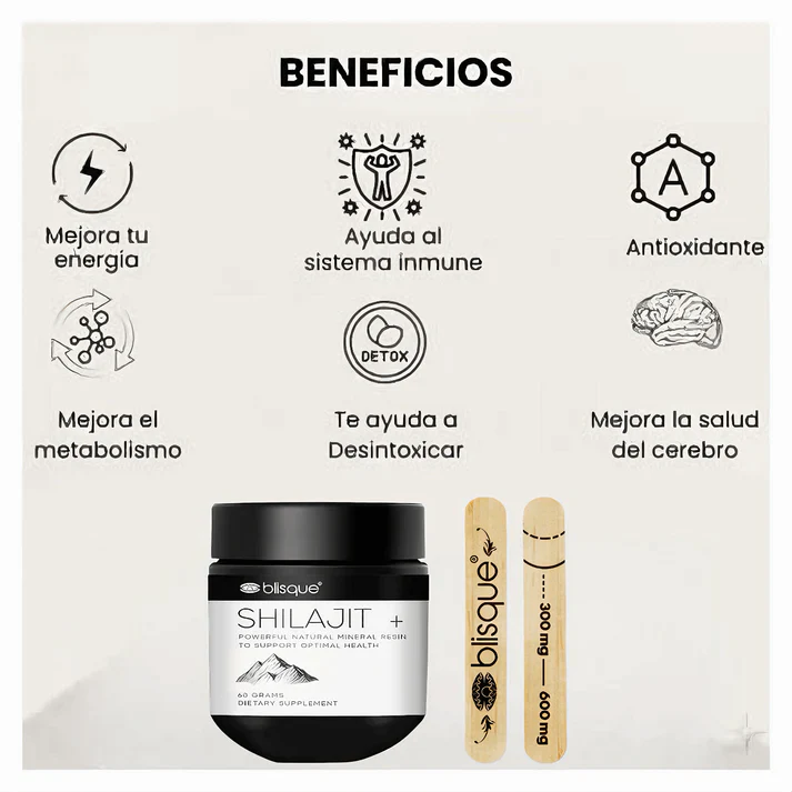 Shilajit 100% Resina Pura🗻 - El Secreto Milenario para una Energía y Bienestar Inigualable💪