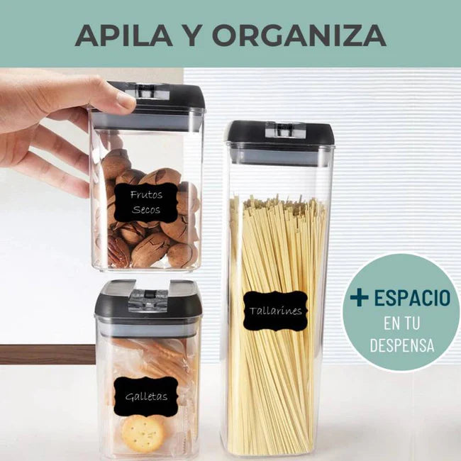 👨🏼‍🍳 Contenedores para alimentos x7 🫙✨