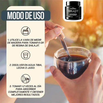Shilajit 100% Resina Pura🗻 - El Secreto Milenario para una Energía y Bienestar Inigualable💪