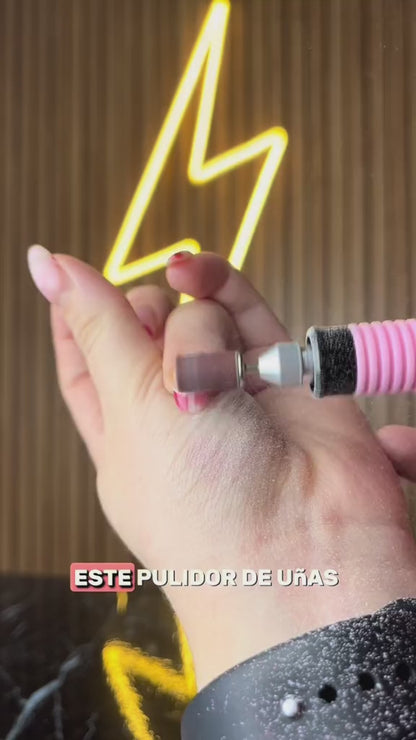 💅👣 Pulidor De Uñas Con Cable Usb, 12 Puntas Alta Precisión 🎯