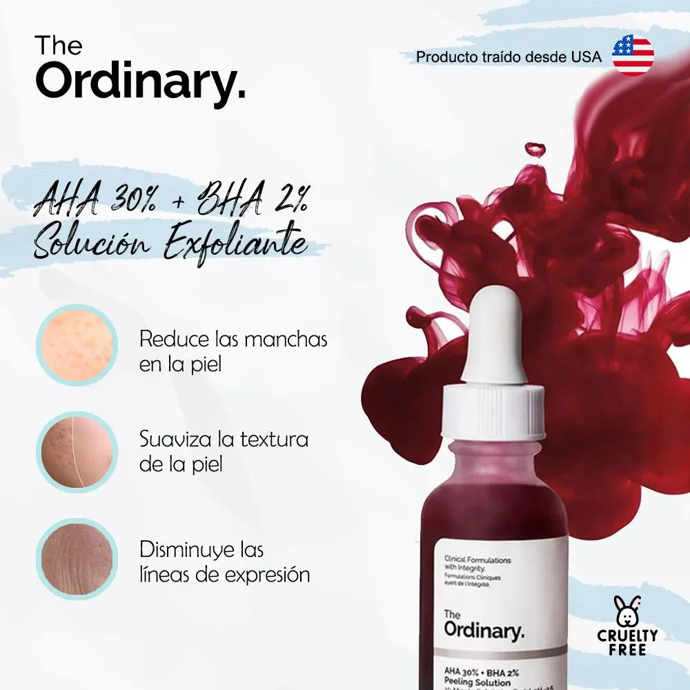 💖Peeling The Ordinary®🩸 AHA 30% BHA 2% 30ml